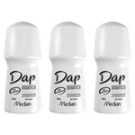 Ficha técnica e caractérísticas do produto Dap se Perfume Desodorante Rollon 55ml - Kit com 03