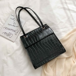Ficha técnica e caractérísticas do produto Women's Stone Pattern Shoulder Bag Fashion Wild Tote Bag New Simple Briefcase