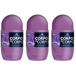 Davene Corpo a Corpo Envolvente Desodorante Rollon 50ml (kit C/03)