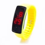 Ficha técnica e caractérísticas do produto  de Display LED Digital pulseira relógio Crianças Estudantes Silica Gel Sports Watch wearable electronics
