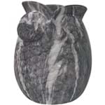 Ficha técnica e caractérísticas do produto Decorativo Cerâmica Marble Owl 16Cmx13cmx14cm Cinza