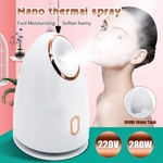 Ficha técnica e caractérísticas do produto Deep Clean Facial Steamer Nano Ionic Rosto Steamer para Casa Facial Steamer Sauna Spa Hidratante Limpeza Poros Cravos Acne