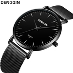 Ficha técnica e caractérísticas do produto DENGQIN Homens Moda Militar Stainless Steel Analog Data Sport Watch Wrist Quartz
