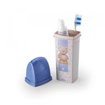 Ficha técnica e caractérísticas do produto Dental Case Urso Azul - Plasutil Baby Ref 8441