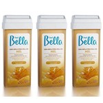 Ficha técnica e caractérísticas do produto Depil Bella Cera Depilatória Rollon Própolis e Mel 100g (kit C/03)
