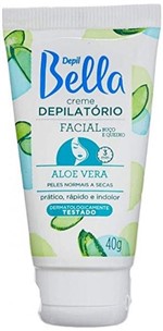 Ficha técnica e caractérísticas do produto Depil Bella Creme Depilatorio Facial Aloe Vera 40g