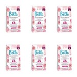 Ficha técnica e caractérísticas do produto Depil Bella Pétalas de Rosas Folhas Depilatórias Prontas Facial com 16 - Kit com 06