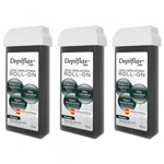 Ficha técnica e caractérísticas do produto Depilflax Negra Cera Depilatória Rollon 100g (Kit C/03)