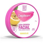 Ficha técnica e caractérísticas do produto Depilsam Cera Cremosa Facial para Microondas Maracujá - 40g