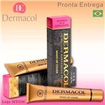 Ficha técnica e caractérísticas do produto Dermacol 218 Base Make-up Cover Fps 30 a Prova D'agua 30g Original