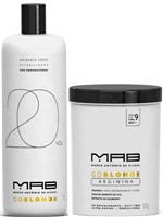 Ficha técnica e caractérísticas do produto Descolorante Branco Mab Go Blonde + Ox Go Blonde 20vol