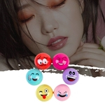 Ficha técnica e caractérísticas do produto Desenhos animados Express?o Facial criativa batom colorido Bola Hidratante Lip Gloss