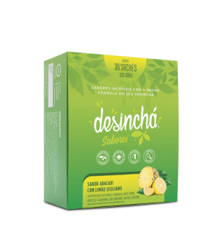 Ficha técnica e caractérísticas do produto Desinchá Abacaxi com Limão Siciliano 30 Saches - Desinchá