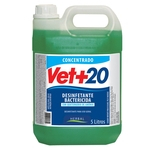 Ficha técnica e caractérísticas do produto Desinfetante Bactericida Vet+ 20 Concentrado - 5L