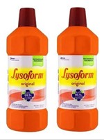 Ficha técnica e caractérísticas do produto Desinfetante Lysoform Bactericida Original 1 Litro(kit 2und)
