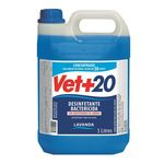 Ficha técnica e caractérísticas do produto Desinfetante Vet+20 Concentrado Lavanda - 5 Litros
