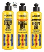Ficha técnica e caractérísticas do produto Desliza Liso Chikas Shampoo Condicionador Finalizador 300ml - Bio Extratus