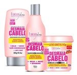 Ficha técnica e caractérísticas do produto Desmaia Cabelo Forever Liss Shampoo + Cond + Máscara 350g