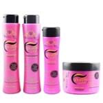 Ficha técnica e caractérísticas do produto Desmaia Cabelo Kit Shampoo Valentine Hair
