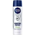 Ficha técnica e caractérísticas do produto Desodorane Nivea Men Aerosol Sensitive Protect 150ml