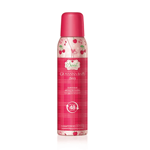 Ficha técnica e caractérísticas do produto Desodorante Aerosol 150Ml Giovanna Baby Fragrância Cherry | Produto No... (Novo)