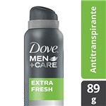 Ficha técnica e caractérísticas do produto Desodorante Aerosol 89G Men Care Extra Fresh Unit, Dove