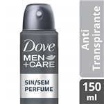 Ficha técnica e caractérísticas do produto Desodorante Aerosol 89G Men Care Sem Perfume Unit, Dove