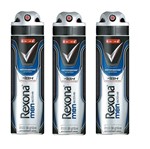 Ficha técnica e caractérísticas do produto Desodorante Aerosol Active 90g 3 Unidades - Rexona