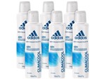 Ficha técnica e caractérísticas do produto Desodorante Aerosol Antitranspirante Feminino - Adidas Climacool 150ml 6 Unidades