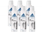 Ficha técnica e caractérísticas do produto Desodorante Aerosol Antitranspirante Feminino - Adidas Pro Invisible 150ml 6 Unidades