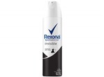 Ficha técnica e caractérísticas do produto Desodorante Aerosol Antitranspirante Feminino - Rexona Invisible 150ml