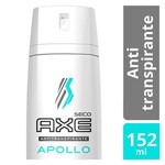Ficha técnica e caractérísticas do produto Desodorante Aerosol Axe Seco Apollo 150ml/90g
