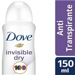 Desodorante Aerosol Dove 150ml Fem Invisible Unit