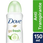 Ficha técnica e caractérísticas do produto Desodorante Aerosol Dove Go Fresh Pepino e Chá Verde 150ml