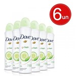 Ficha técnica e caractérísticas do produto Desodorante Aerosol Dove Go Fresh Refrescância 150ml/89g Leve 6 Pague 4