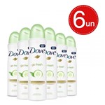 Ficha técnica e caractérísticas do produto Desodorante Aerosol Dove Go Fresh Refrescância 89g Leve 6 Pague 3