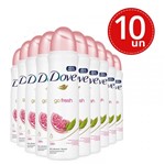 Ficha técnica e caractérísticas do produto Desodorante Aerosol Dove Go Fresh Romã - 10 Unidades