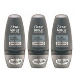 Ficha técnica e caractérísticas do produto Desodorante Aerosol Dove Masculino Silver Control 50ml 3 Unidades