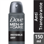 Ficha técnica e caractérísticas do produto Desodorante Aerosol Dove Men Invisible Dry 150ml