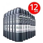Ficha técnica e caractérísticas do produto Desodorante Aerosol Dove Men Sem Perfume - 12 Unidades