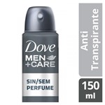 Ficha técnica e caractérísticas do produto Desodorante Aerosol Dove Men Sem Perfume 89g/150ml