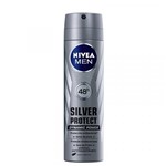 Ficha técnica e caractérísticas do produto Desodorante Aerosol Nivea Silver Protect Antibacteriano 150ml - Nívea