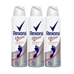 Ficha técnica e caractérísticas do produto Desodorante Aerosol para Pés Efficient Antibacterial Protection 153ml Rexona - 3 Unidades