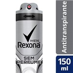 Ficha técnica e caractérísticas do produto Desodorante Aerosol Rexona 150ml Sem Perfume Unit