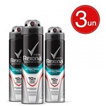 Ficha técnica e caractérísticas do produto Desodorante Aerosol Rexona Antibacterial Fresh Men 90g Leve 3 Pague 2