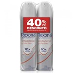 Ficha técnica e caractérísticas do produto Desodorante Aerosol Rexona Antibacterial Protection 150ml 2 Unidades