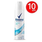 Ficha técnica e caractérísticas do produto Desodorante Aerosol Rexona Cotton Dry 150ml/90g - 10 Unidades