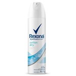 Ficha técnica e caractérísticas do produto Desodorante Aerosol Rexona Feminino Cotton Dry 90g - Unilever
