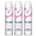 Ficha técnica e caractérísticas do produto Desodorante Aerosol Rexona Feminino Powder 175ml Leve 3 Pague 2 Unidades