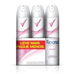 Ficha técnica e caractérísticas do produto Desodorante Aerosol Rexona Feminino Powder com 3 Unidades